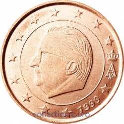 Coins belgium of 0.05