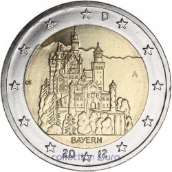 commemorative coin of Euro 2€ 2012