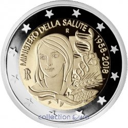 Commemorative coin of Euro 2€ 2018