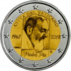 commemorative coin of Euro 2€ 2018