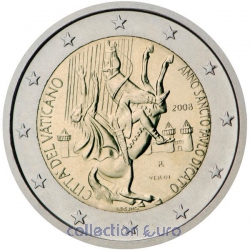 Commemorative coin of Euro 2€ 2008